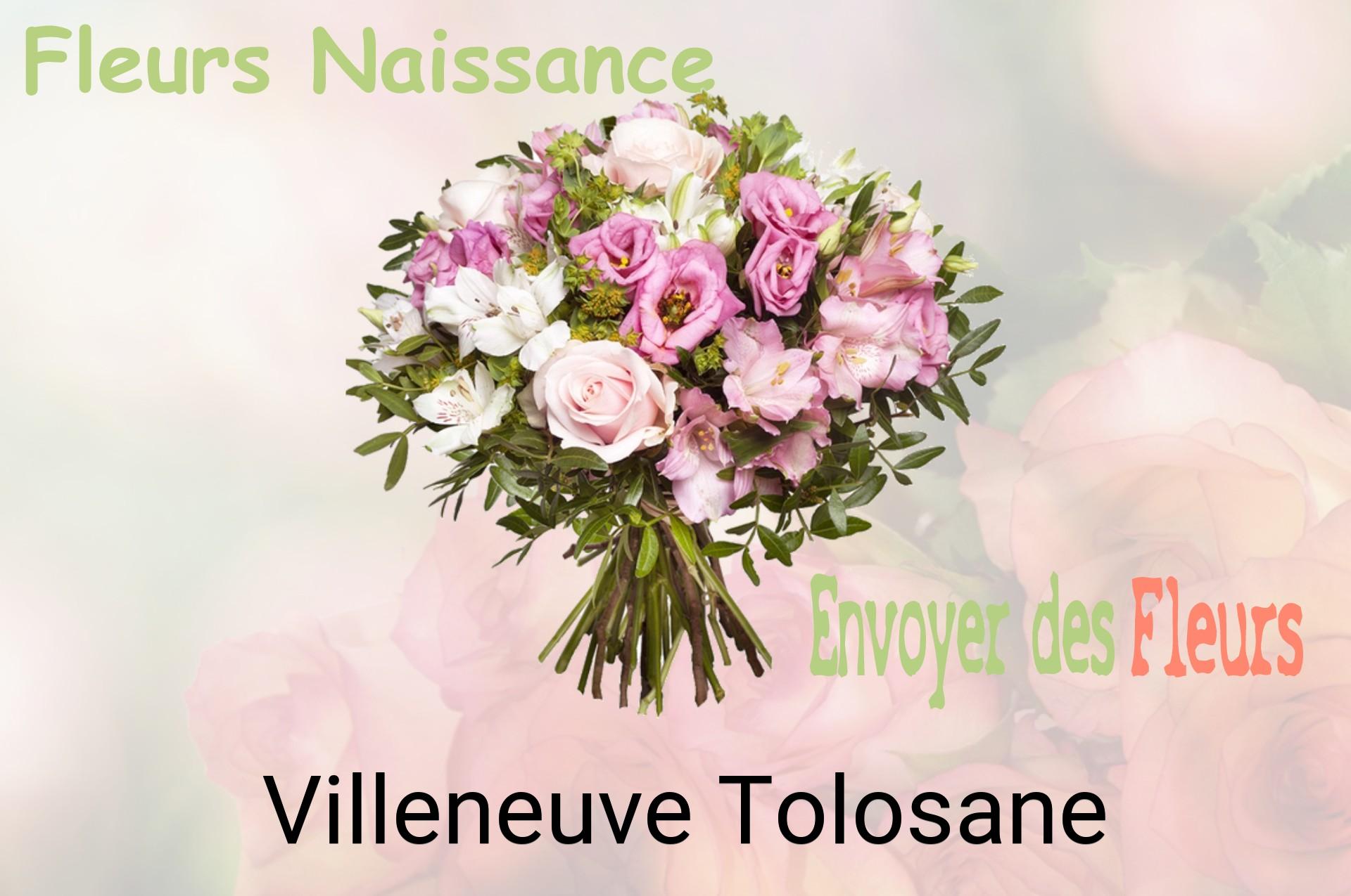 Bouquet de fleurs de naissance livré à Villeneuve-Tolosane